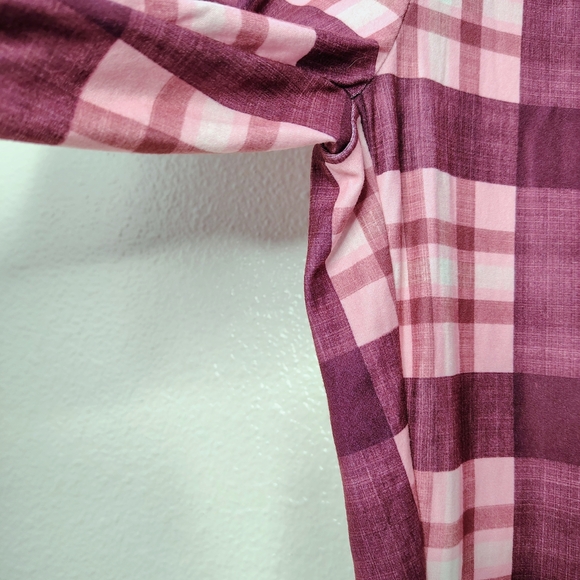 Lucky Brand Women's Plaid Pink Pants Pajamas Waist Band Sz Small Pockets NWOT - Picture 4 of 10